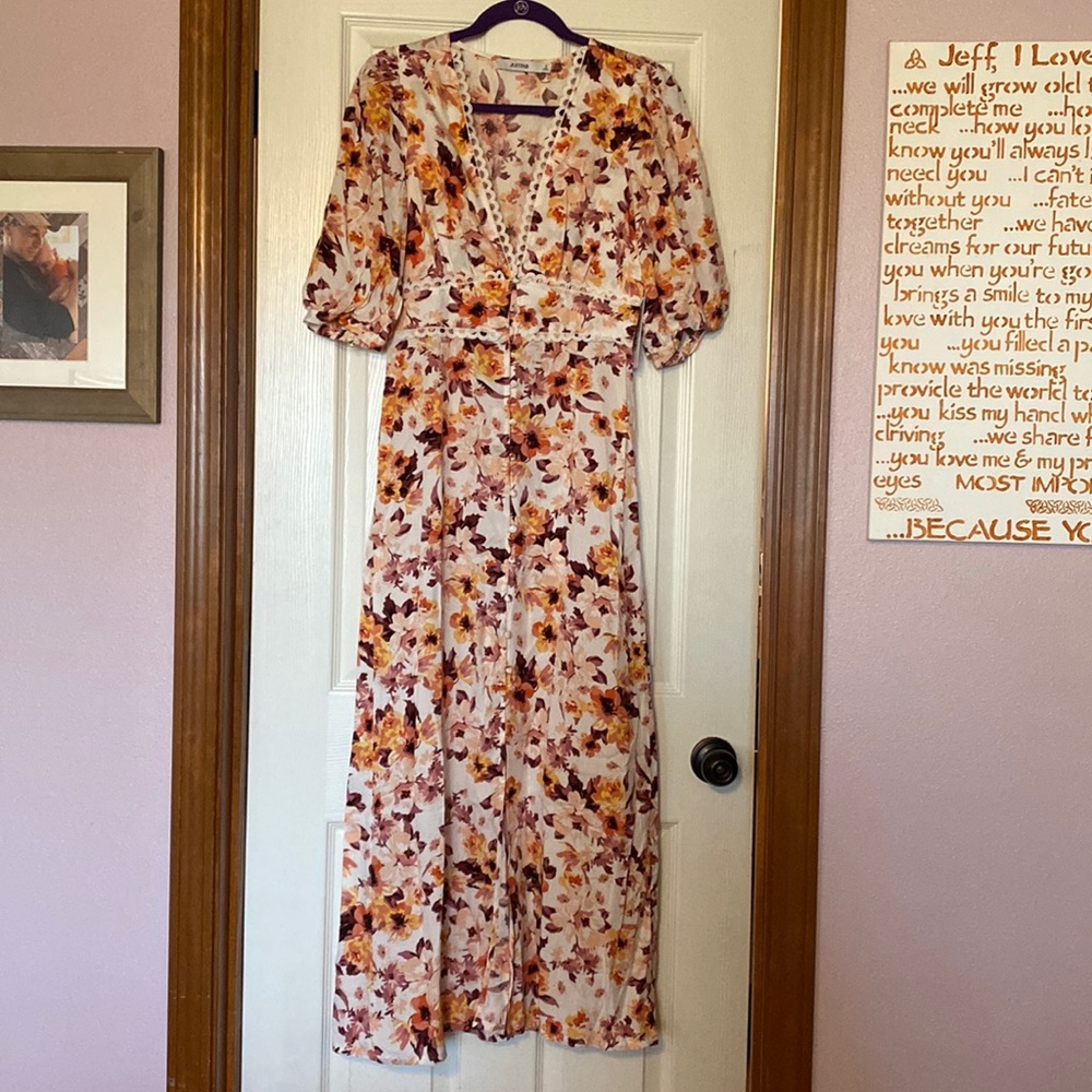 JustFab maxi dress, S
